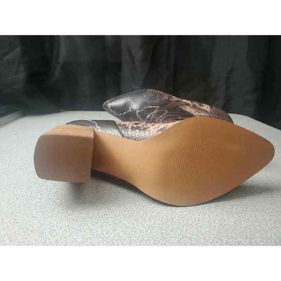 Steve Maden ankle boots brown Snake print sz 9.5 - Picture 5 of 7